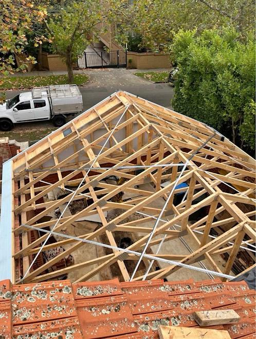 Roof replacement project by Spartan Roofing